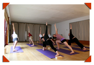 photo cours de yoga